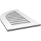 Ekena Millwork Quarter Round Top Left Surface Mount PVC Gable Vent w/ 3-1/2"W x 1"P Standard Frame, 18"W x 32"H GVPQL18X3201SN - alternate 5